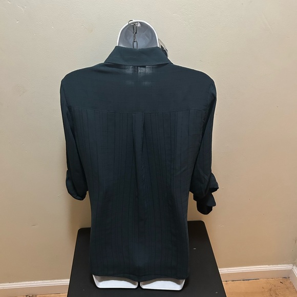 Express Portofino dark green blouse. Size Small /Slim New with tags - Picture 2 of 8